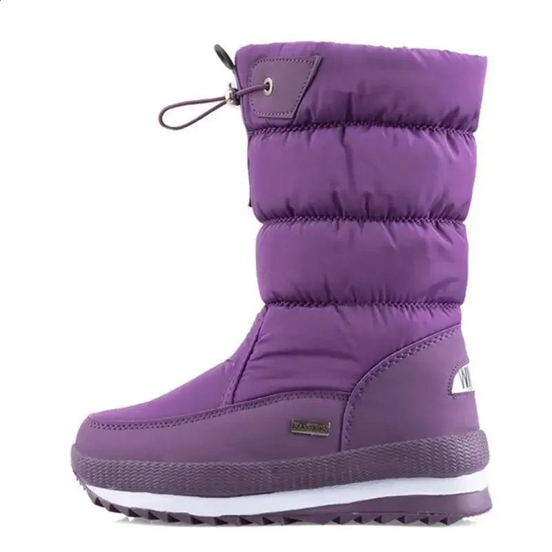 Women Snow Boots Platform Winter Boots Thick Plush Waterproof Non-slip Boots Fashion Women Winter Shoes Warm Fur Botas mujer241226