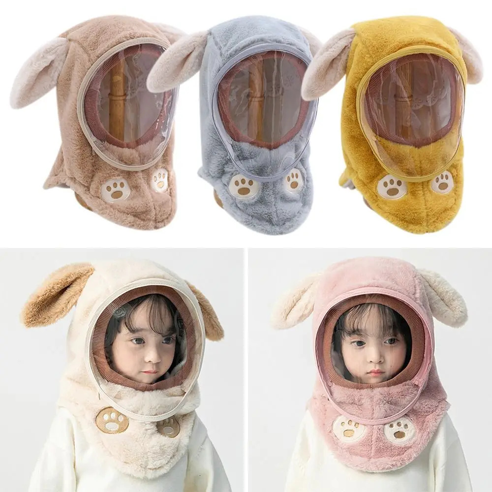 Ear Protection Thick Warm Cap Winter Cotton Fur Windproof Hats Snow Hat Children 241225