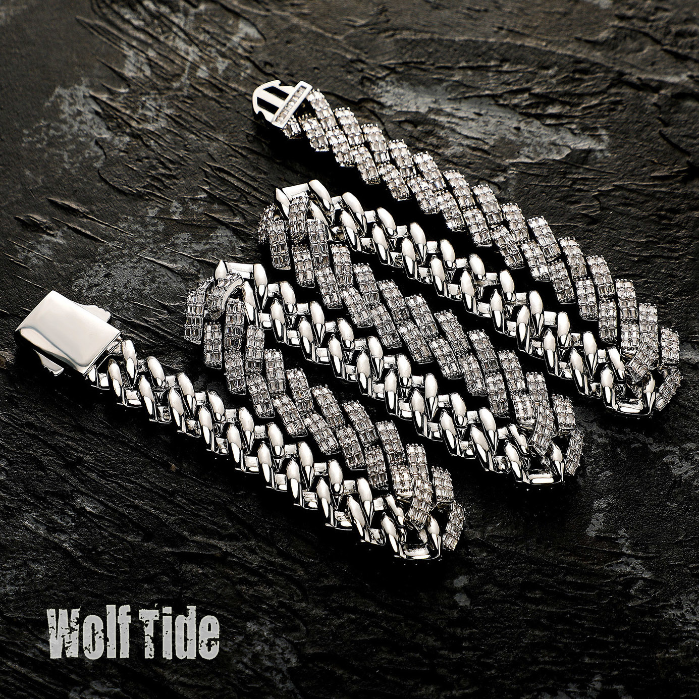 15mm Full Iced Out Diamond Cuban Chain Bracelet Hip Hop Fashion Mens14k Gold Curb Chain Neck Jewelry Golden Miami Rapper Gifts Bijoux Pulsera Hombre C