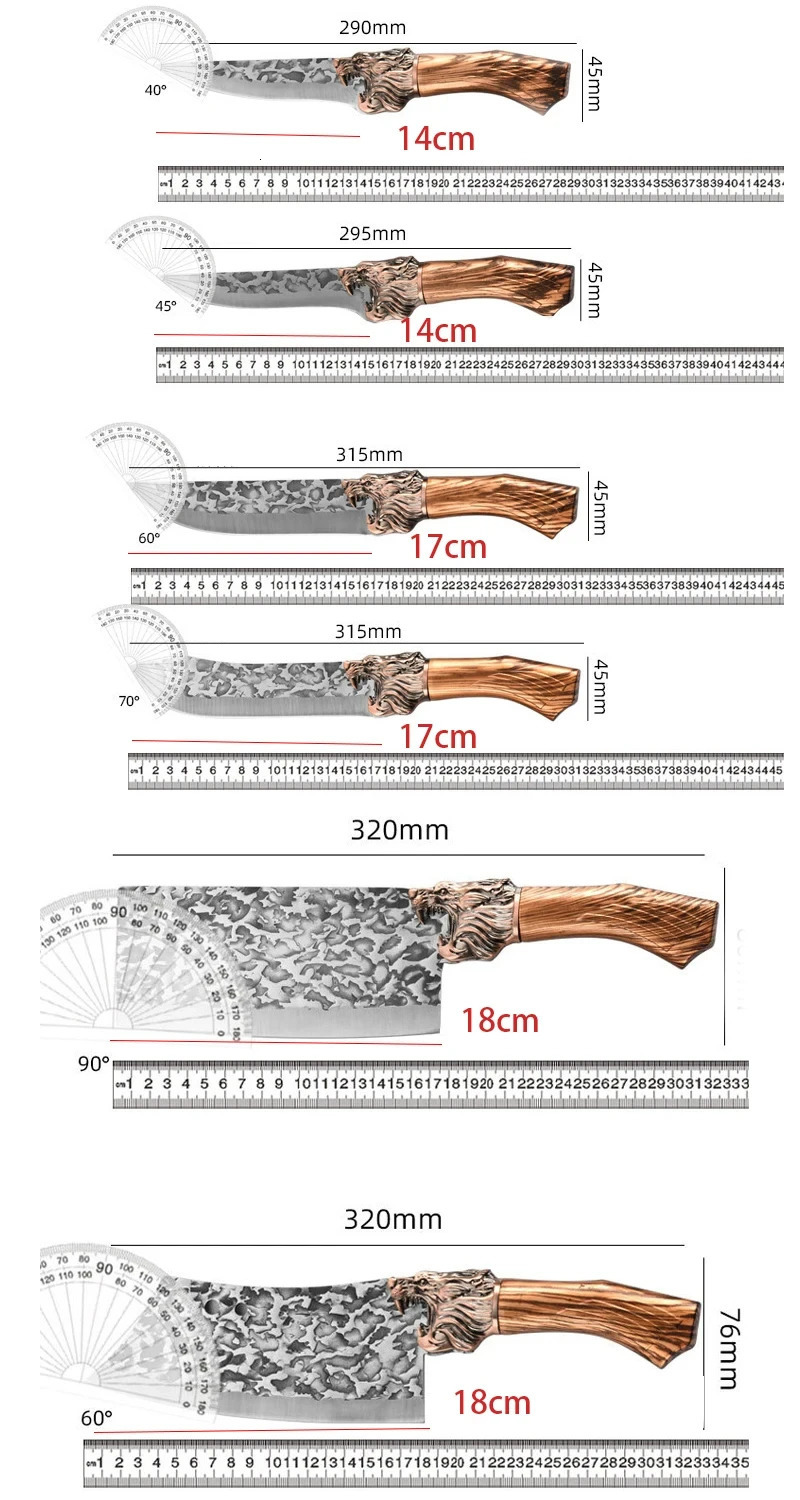 6 Butcher Knife Stainless Steel Boning Knife Hand Forged Chef Knife Meat Cutting Knife 3cr13mov Kitchen Knife Set 241225