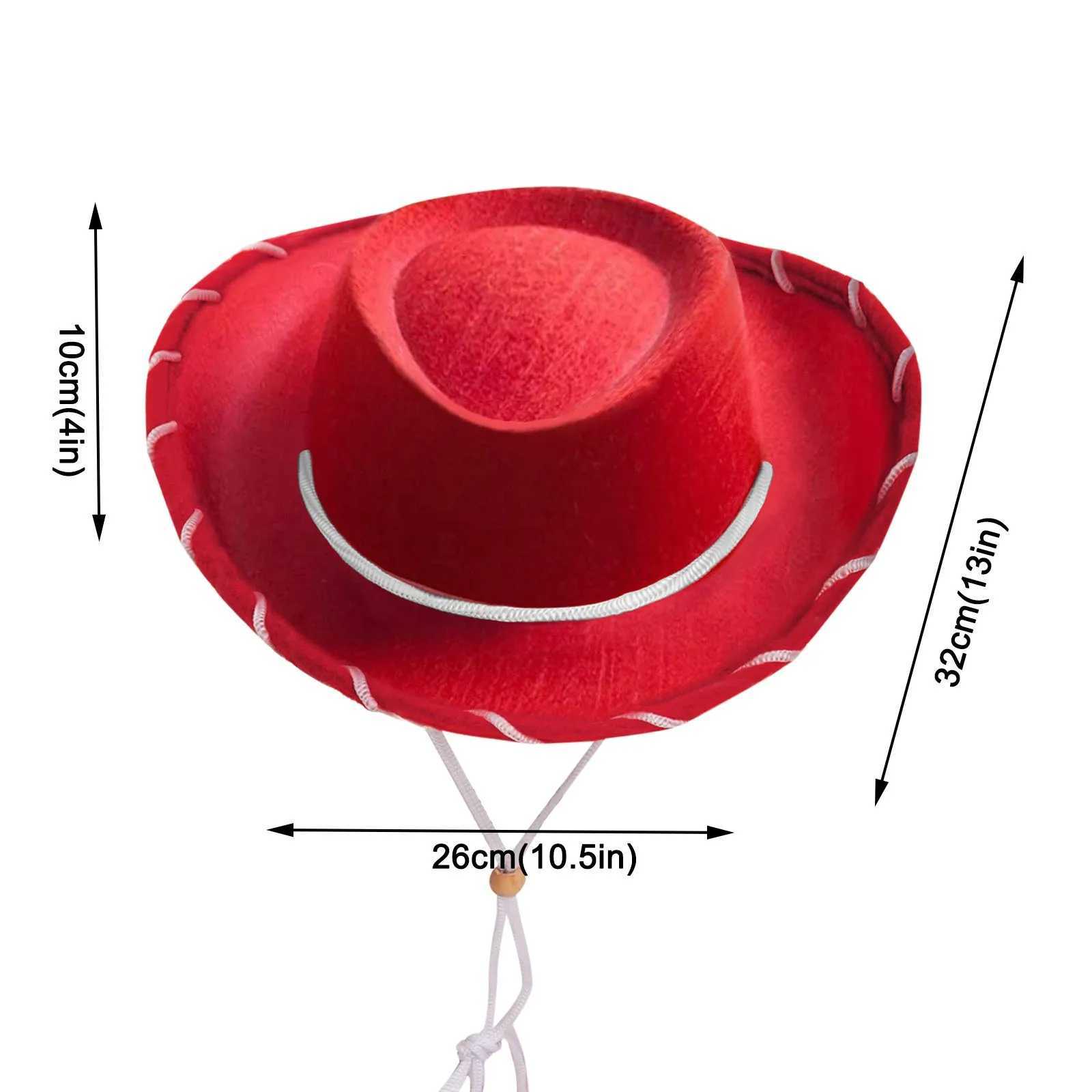 Childrens Outdoor Cowboy Hat Prop Dr up Party Holiday Sun C Girl Boy Cowboy Edge Hat Summer Holiday Decoration W241225