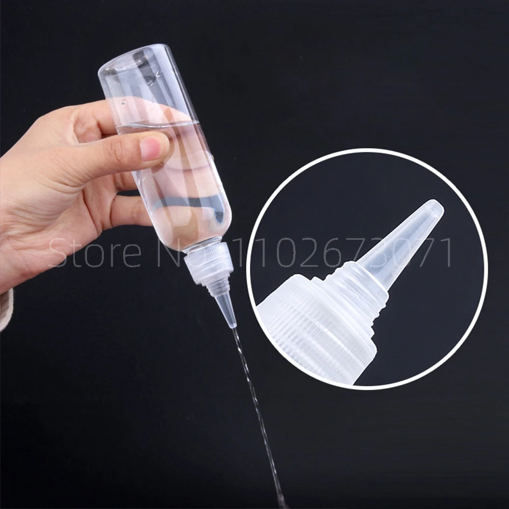 5ml-500ml Tip Transparent Plastic Bottle Emulsion Extrusion Bottling Spot PET Empty Bottles Plastic portable bottle 241225