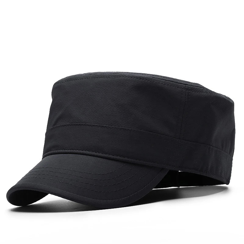 Big Head Man Large Size Pure Cotton Army Flat Cap Outdoors Baseball Cap Summer Polyester Plus Size Military Hat 55-60cm 60-65cm 241225