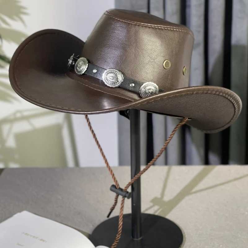 Handmade denim hat wide Brim hat with ethnic band suitable for women Dr up party unisex denim hat camping DXAA W241225