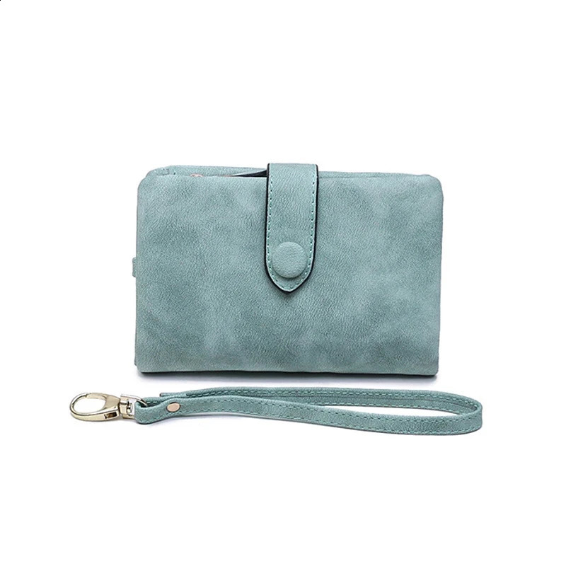 Women Wallets Short Hasp Pu Leather Purses Multifunctional Large Capacity Money Bag Small Solid Coin Card Holders Carteras 241224