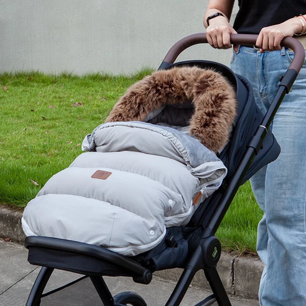 Baby Stroller Footmuff 024Months Winter Warm Windproof Thicker Universal Pram Envelope Sack Accessories 241225
