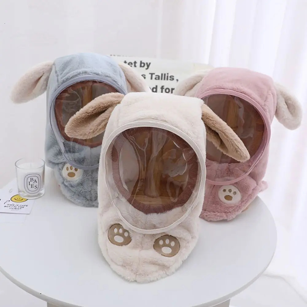 Ear Protection Thick Warm Cap Winter Cotton Fur Windproof Hats Snow Hat Children 241225