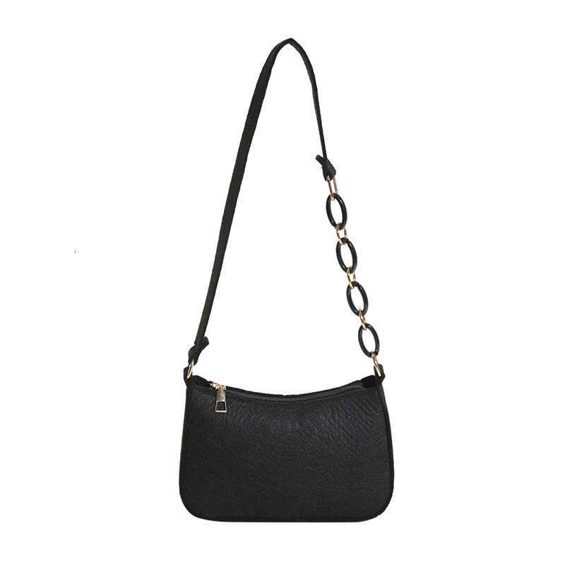 This Year's Popular Fashion Style Gentle Shoulder For Women's Summer Casual Versatile Ins Solid Color Armpit Bag