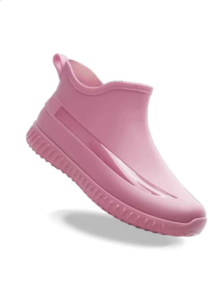 style rain boots for women fashionable outdoor non-slip fishing short-tube wear-resistant four-season work waterproof shoes 241226