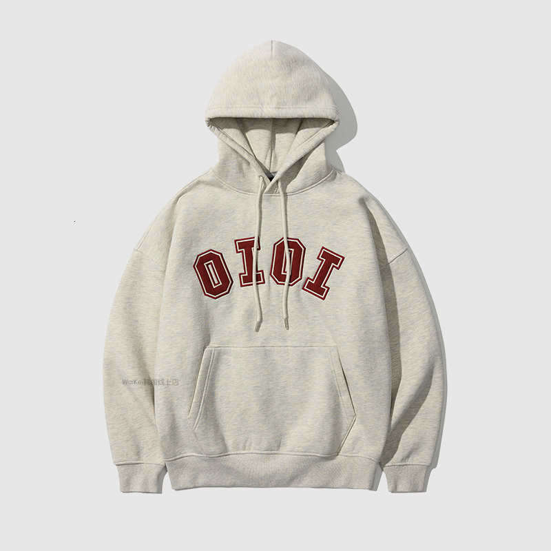 Haruku Y2k American Hip Hop Trendy Brand Korean Letter Hoodie Men Women Spring And Autumn Hooded Jacket With Lazy Style