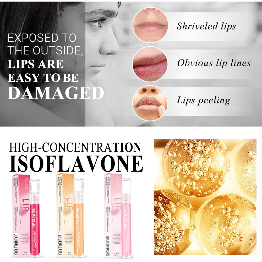 Wweek Moisturizing Plumper Gloss Universal Lip Luminizer Long Lasting Glitter Liquid Lipstick 3Colors
