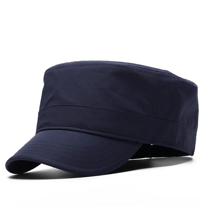 Big Head Man Large Size Pure Cotton Army Flat Cap Outdoors Baseball Cap Summer Polyester Plus Size Military Hat 55-60cm 60-65cm 241225