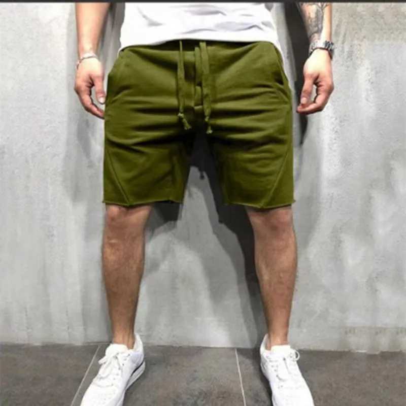 Brand 2022 New Summer Casual White Shorts mens summer Basic Short mens Korean slim cotton versatile fashion mens beach pantsXJ241226