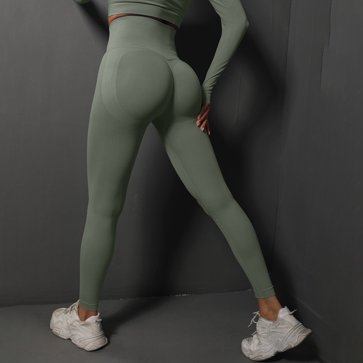 High Waist Women Seamless Push Up Sport Leggings Fiess Running Hip Lift Yoga Pants Highly Elastic Gym Leggings