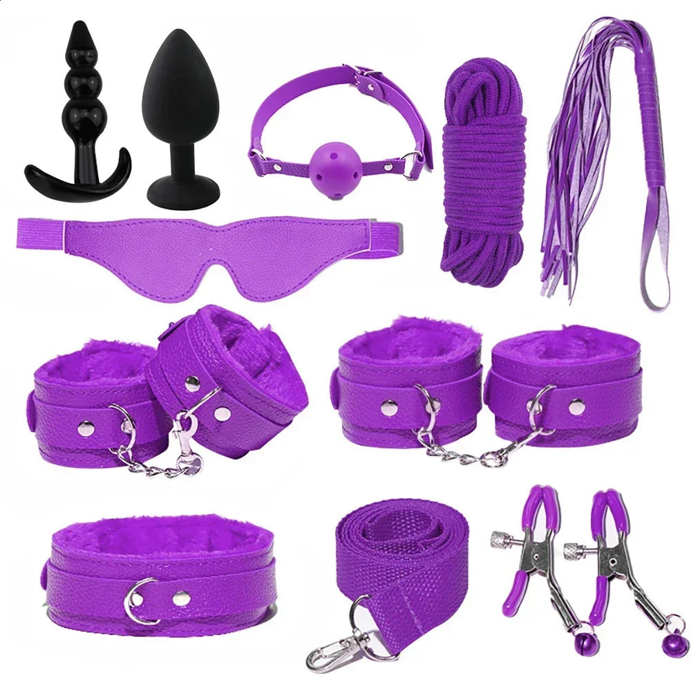 Spot Dildo Vibrator Anal Plug Set Sex Toys For Women Whip Handcuffs For Sex Bdsm Exotic Adult Games 241226