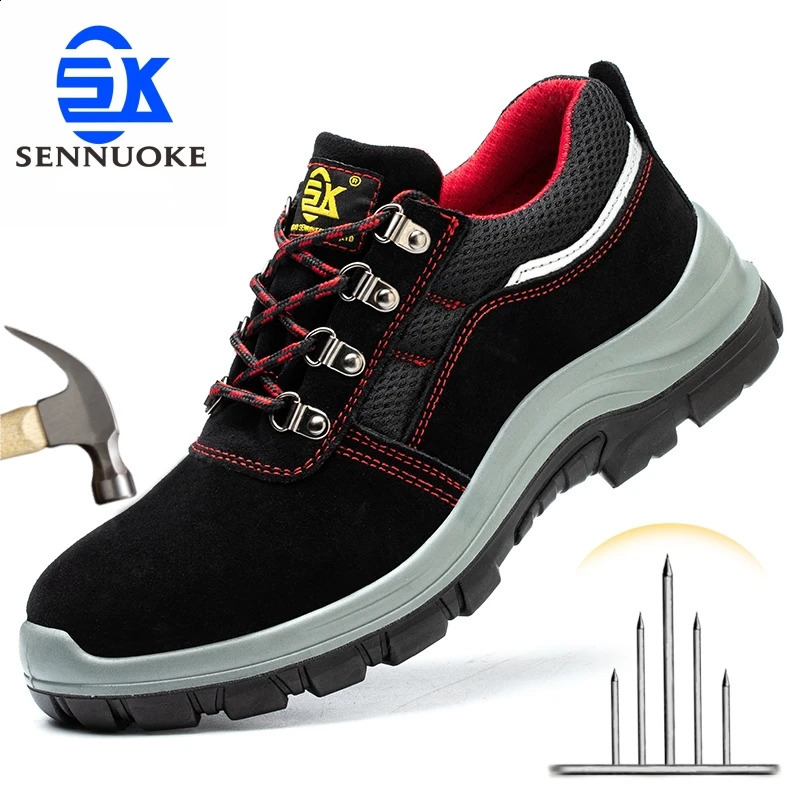Safety Shoes Men for Work Lightweight Sport Sneakers Steel Toes Industria Protection for The Feet Original 241226