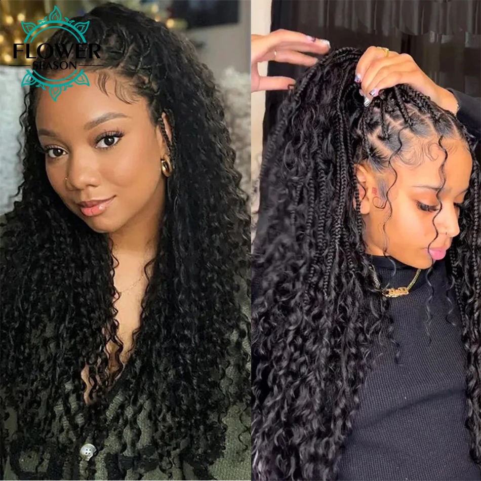 For Braiding Wholesale Burmese Boho Braids Human Extensions No Weft Double Drawn Curly Hair Bulk 3Bundles 241226