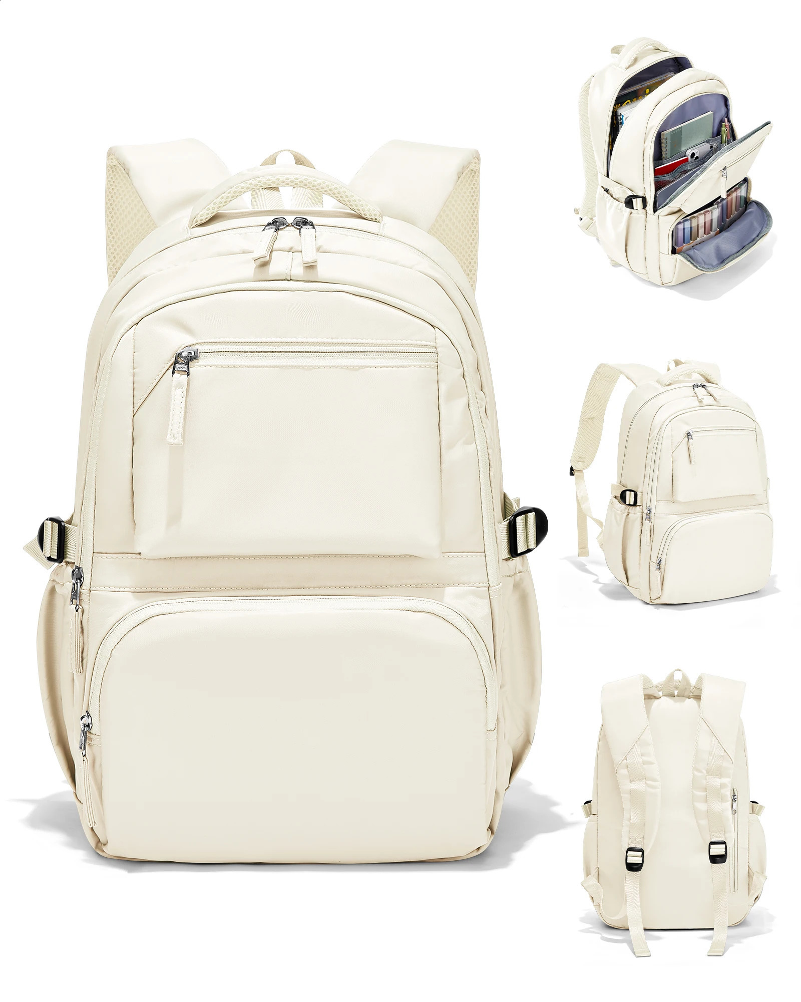 Lightweight Travel Backpack for WomenBusiness Anti Theft 15.6 inch Laptop BackpackWater Resistant College School Computer Bags 241226