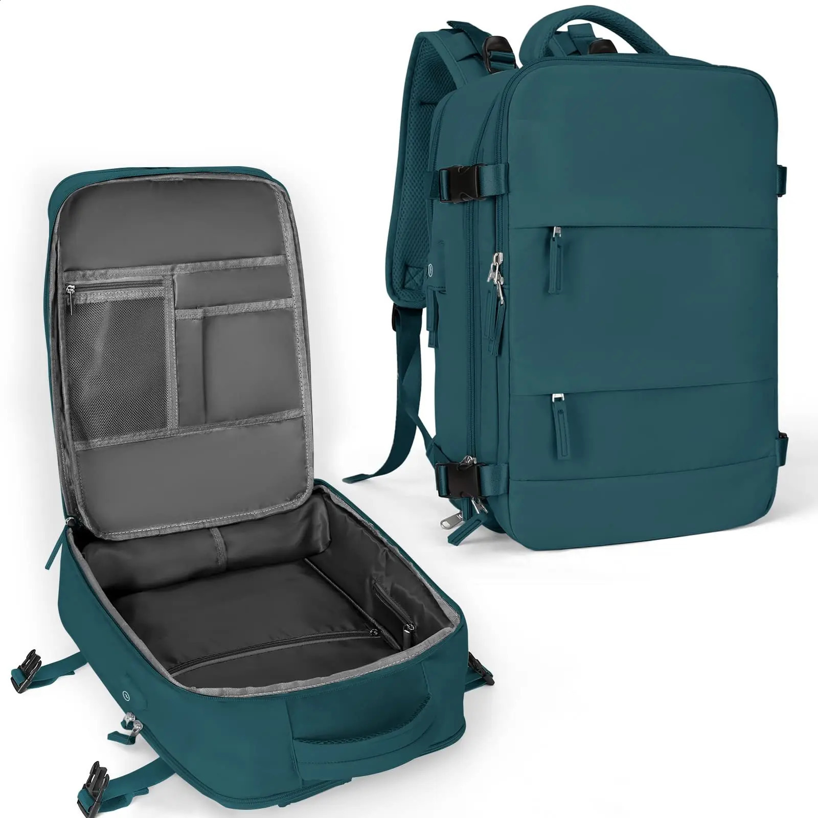 Travel Backpack Cabin Plane Large Capacity Waterproof Wet And Dry Partition Suitcase Laptop Backpack For Women With USB 241226