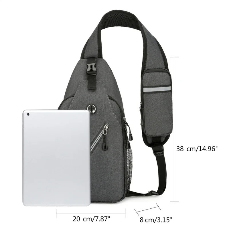 Fashion Shoulder Bag Waterproof Cross Body Bag Mens Multi functional Luggage Travel Sports Backpack Handbag 241223