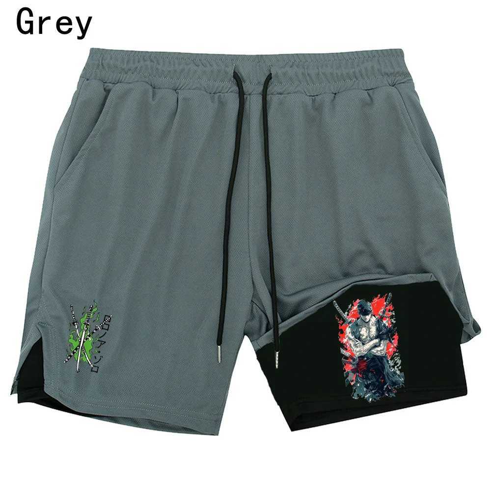 New Multi-functional Double-layer Breathable Shorts Bodybuilding Muscle Training Sports Shorts Mens Hot-selling Shorts S-2XLXJ241226