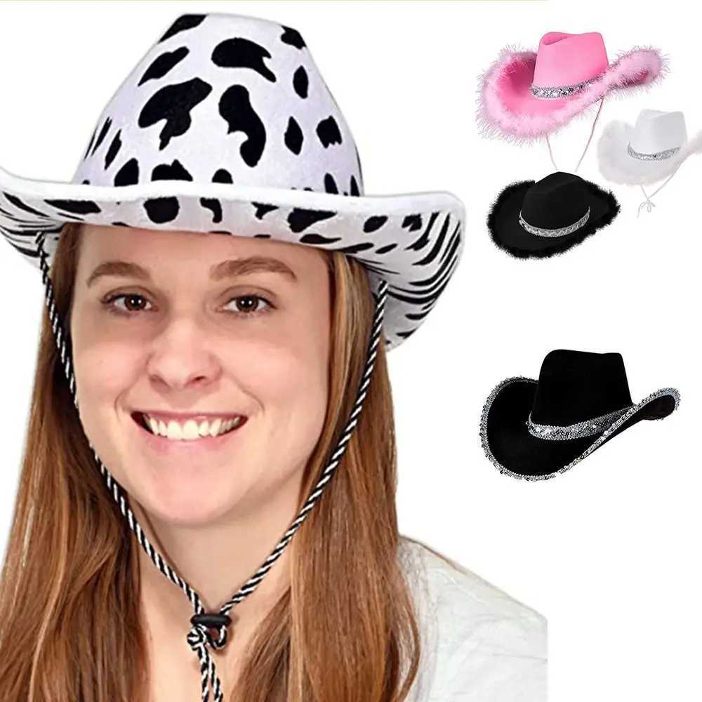 Fancy Dr Costumes Accompany Wild West Texan Adults Men La Performance Hat W241225