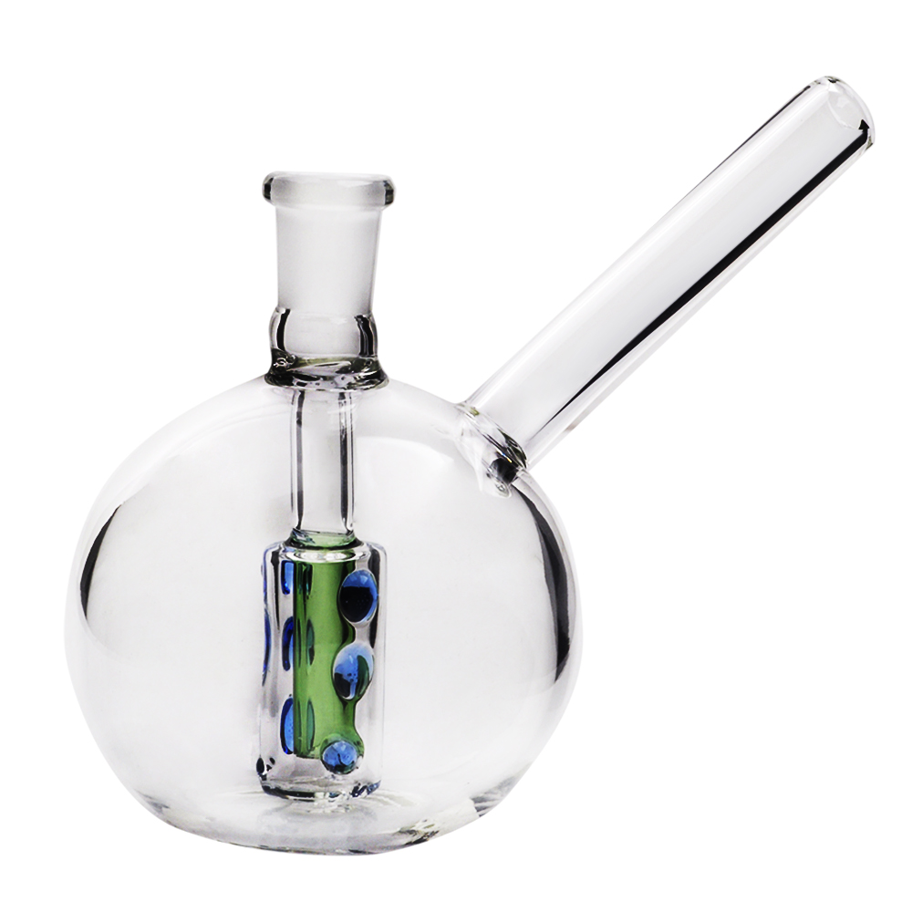 10mm Portable Mini Globe Water Pipe Glass Bong Oil Burner Bowl banger smoking Kit