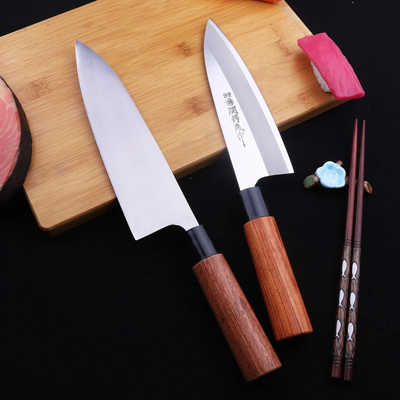 Japanese raw fish knife Deba salmon sushi kitchen knife Yanagiba fish head chopper kitchen tool 241225