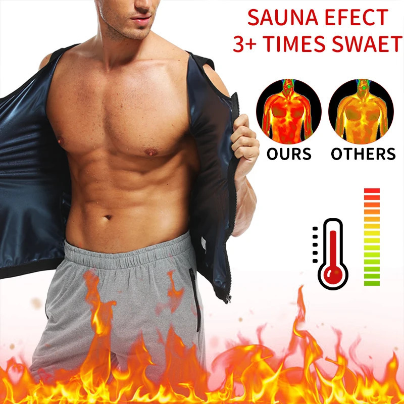 Men Abdomen Reducer Body Shaper Promote Sweat Sauna Vest Fitness Waist Trainer Belly Slimming Shapewear Fat Corset Top 241225