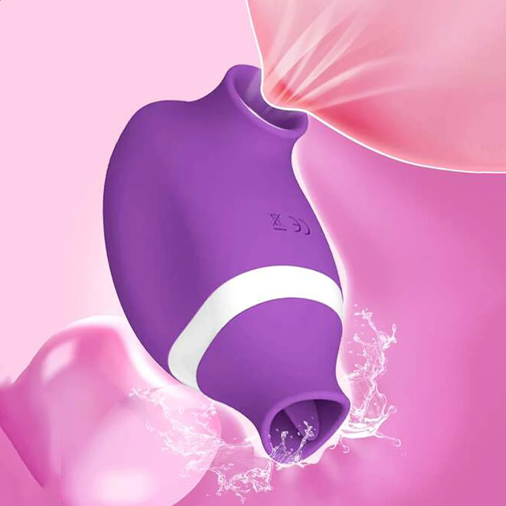 Powerful Sucking Vibrator for Women Clit Nipple Sucker Clitoris Stimulator Oral Pussy Tongue Licking Sex Toys Adult Couples 241226
