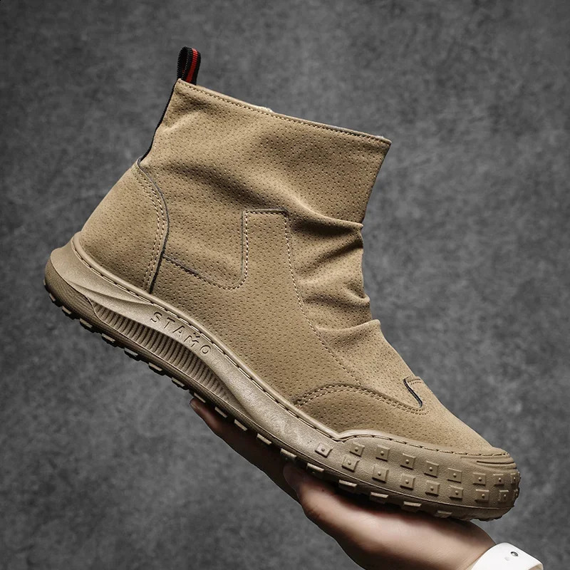 Martens Shoes on Offer With Western Boots Military Tactical Gothic Mens Boots for Winter Casual Sneakers Safety 241226
