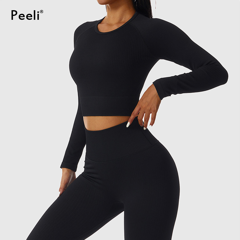 2/3 Piece Women Gym Wear Seamless Yoga Set Sports Bra Crop Top High Waist Leggings Fiess Sportswear Workout Outfits Woman