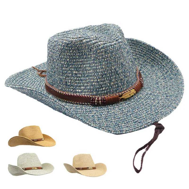 Summer Western Cowboy Hat Retro Style Sunset Cowboy Hat W241225