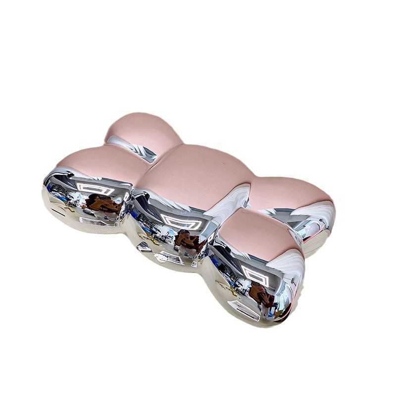 Evening Bags Clutch Heavy Industry Metal Bow Shaped Acrylic Bag Trendy Personalized Niche Hand Held Dinner Crossbody Bag 241226