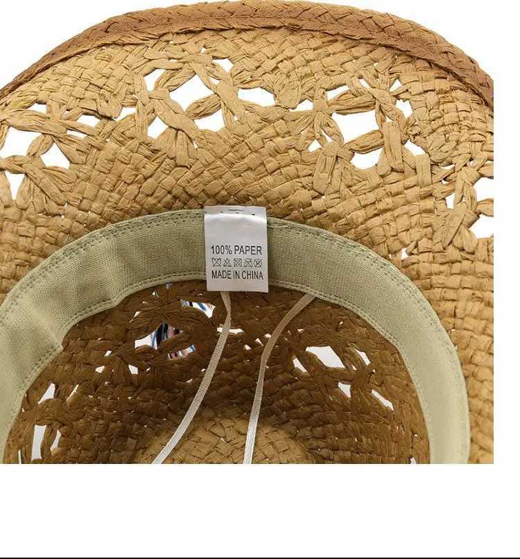 Designer Brand Western Out Door Str Mens and Womens Summer Sunset Casual Cowboy Sunset C Fashion Str Sun Hat Gorilla W241225