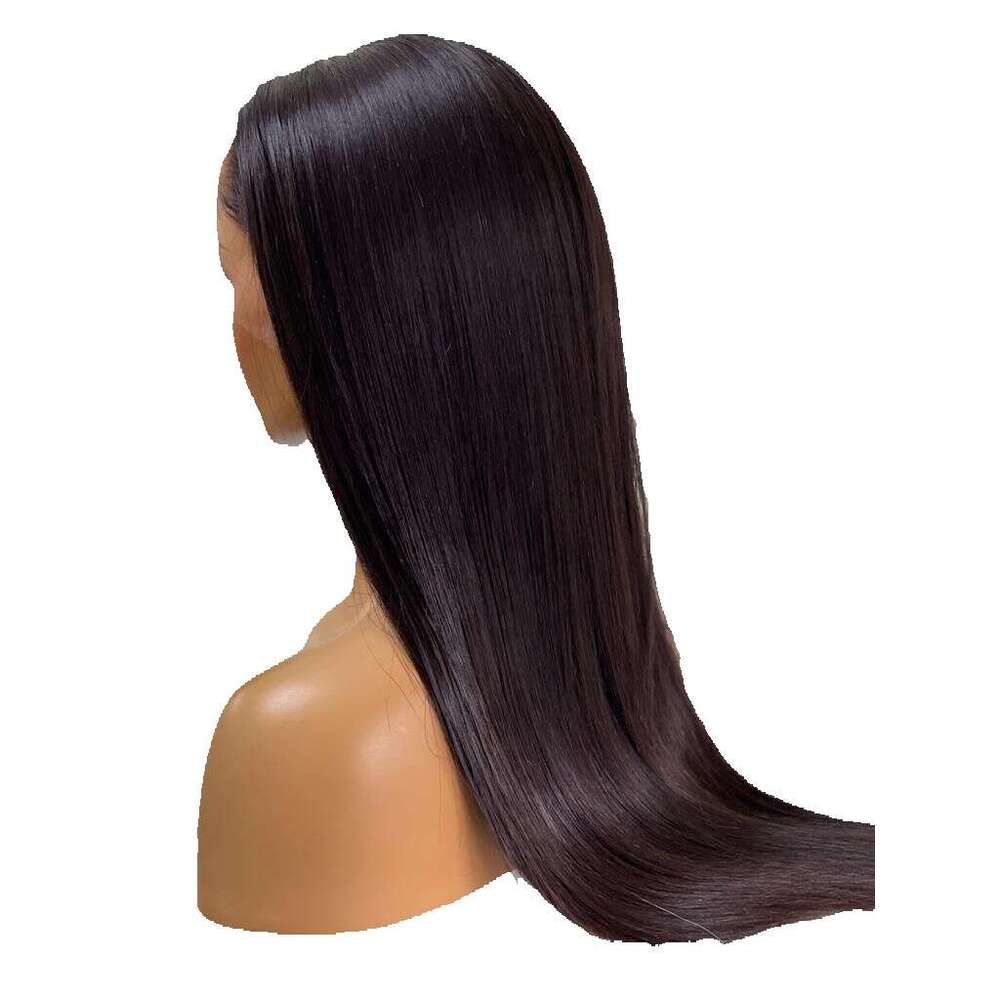 Same Wig Matte High-Temperature Silk Synthetic Front Lace Headband With Long Straight Hair Kq1 Kq1