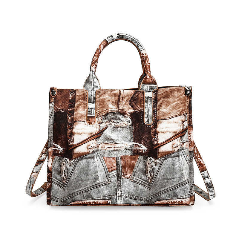 Women's Bag Fashion Trendy Bag Large Capacity Versatile Single Shoulder Cross Shoulder Handheld Tote Light Luxury Trendy Bag 241215