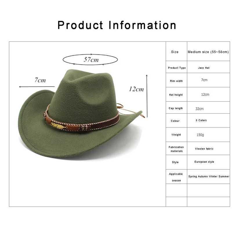 Womens Cowboy Hat Wide Brim Soft Cushioned Western Wool Hat Felt Bowling Hat C Classic Retro Bowling Hat Adult Date Party Outdoor W241225