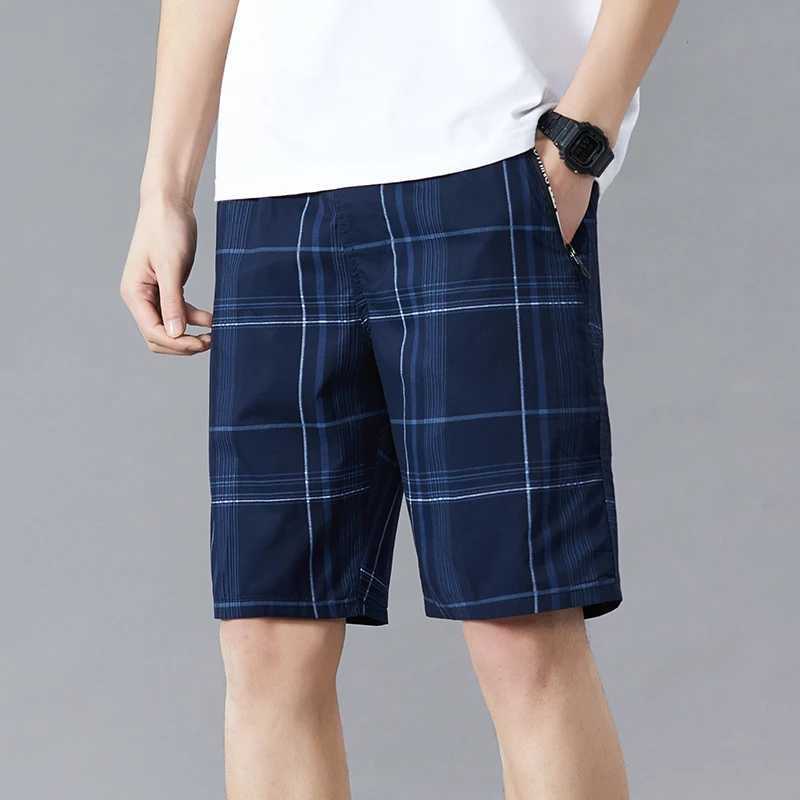 New Summer Shorts Mens Casual Shorts Solid Color Y2K Travel Outdoor Sports Bermuda Shorts Elastic Waist Large Size W241226