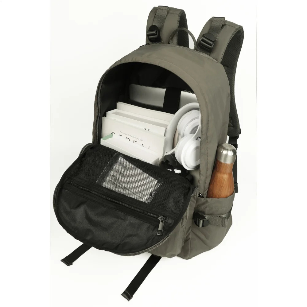 XOKY Korean Waterpoof Quick Drying Outdoor Backpack Large Capacity Travel University Student Laptop Backpack Multi Outdoor 241226