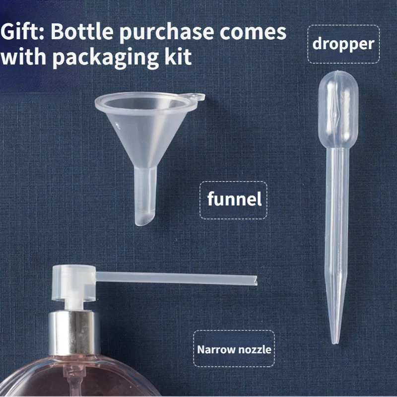 12PCS 30ml Portable Travel High-end Perfume Bottle with Boxes Empty Spray Separate Sample Bottle 241225