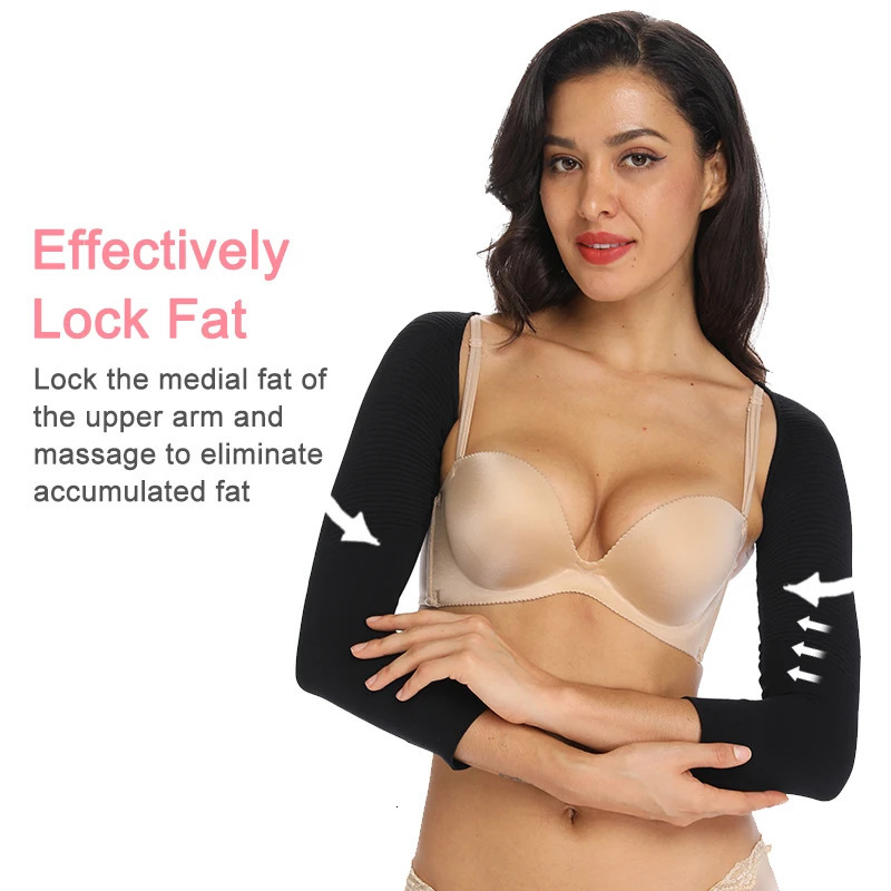 Women Arm Shaper Back Shoulder Corrector Humpback Posture Corrector Arm Control Shapewear Arm Compression Slimming Underwear Top 241225