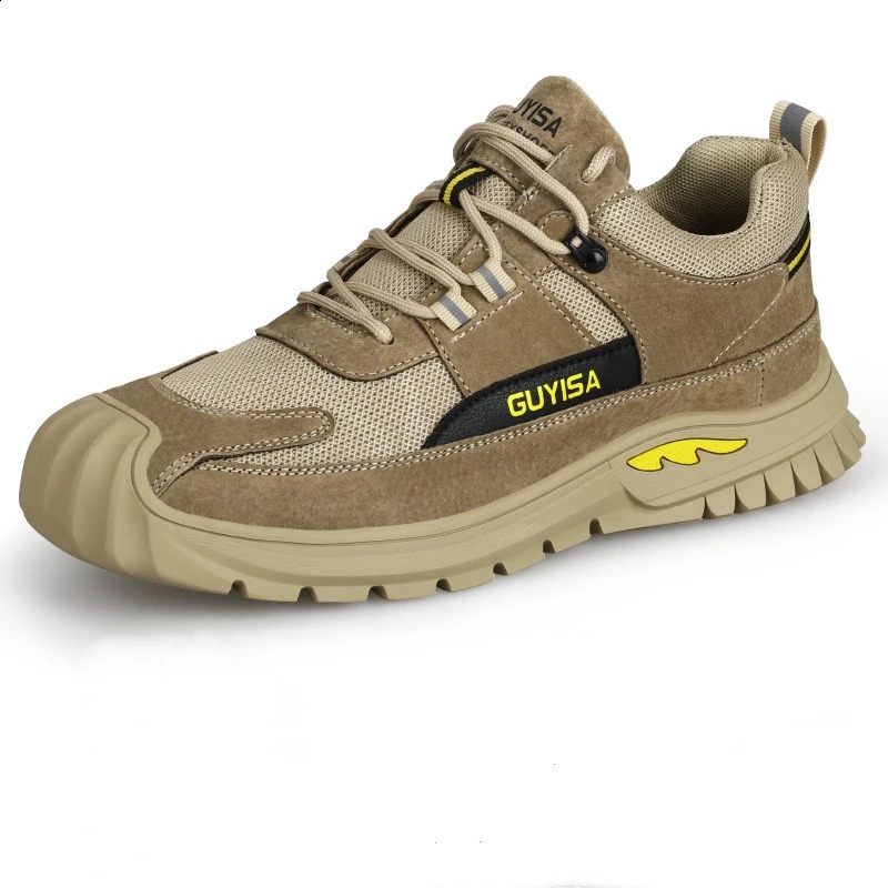 Mens Sneakers Indestructible Protective Shoes Mens Safety Shoes Steel Toe Puncture Resistant Work Shoes Mens Boots 241226
