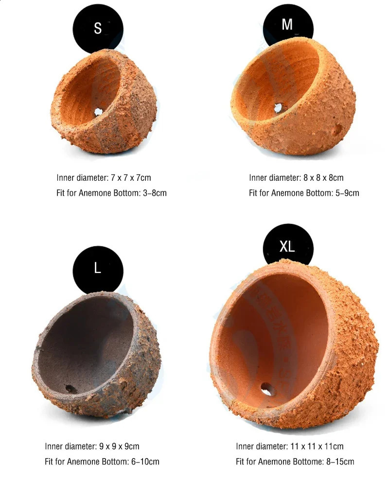 Anemone Nest Prevent Running Away Clay and Live Rock Made for Aquarium Reef Tank Aquarium Plants 241225