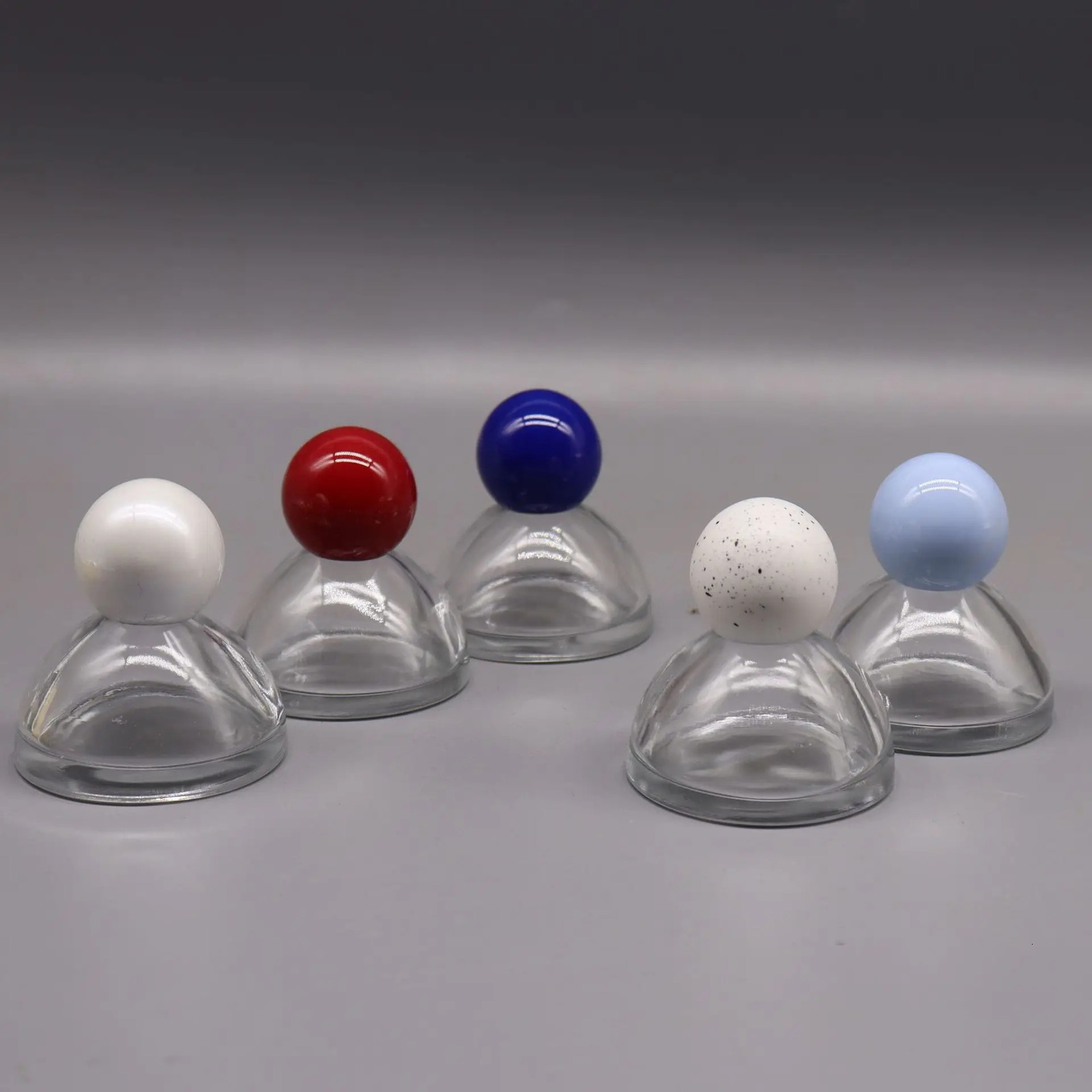 30ML Tapered Premium Perfume Bottle Snap Bottle Portable Perfume Dispenser Bottle Coloured Ball Cap Glass Spray Bottles 241225