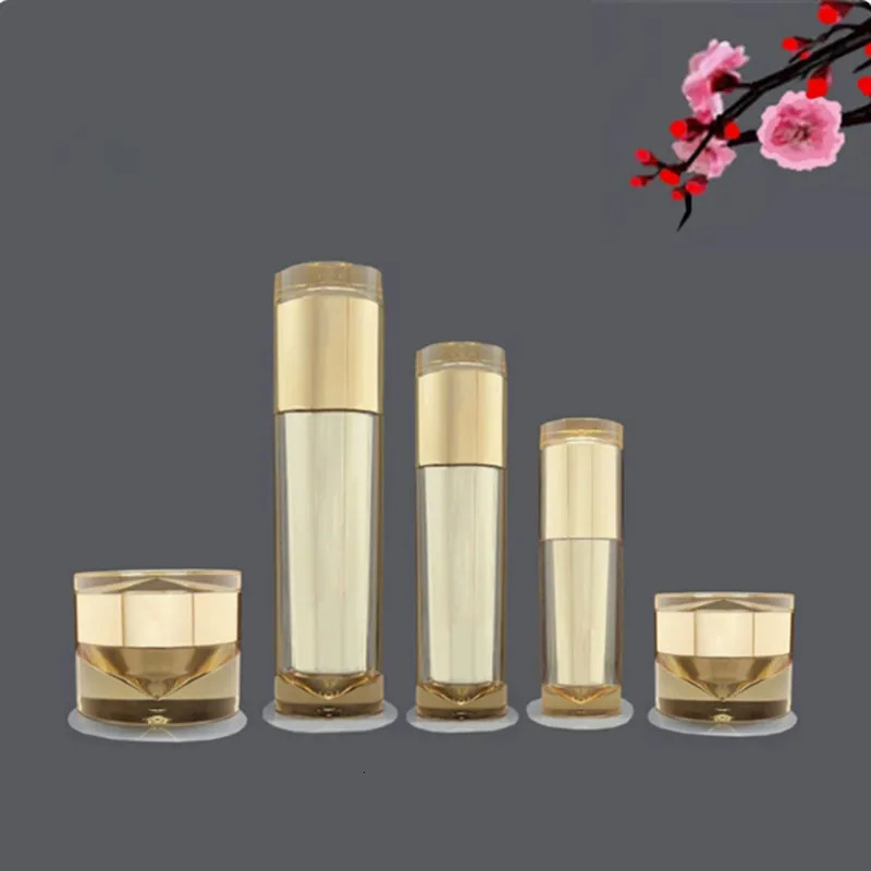 6pcs/pack 15g 30g 50g Acrylic Empty Cream Jar Facial Mask Container Spray Bottles Essence/lotion bottles Cosmetic Packing Bottle 241225