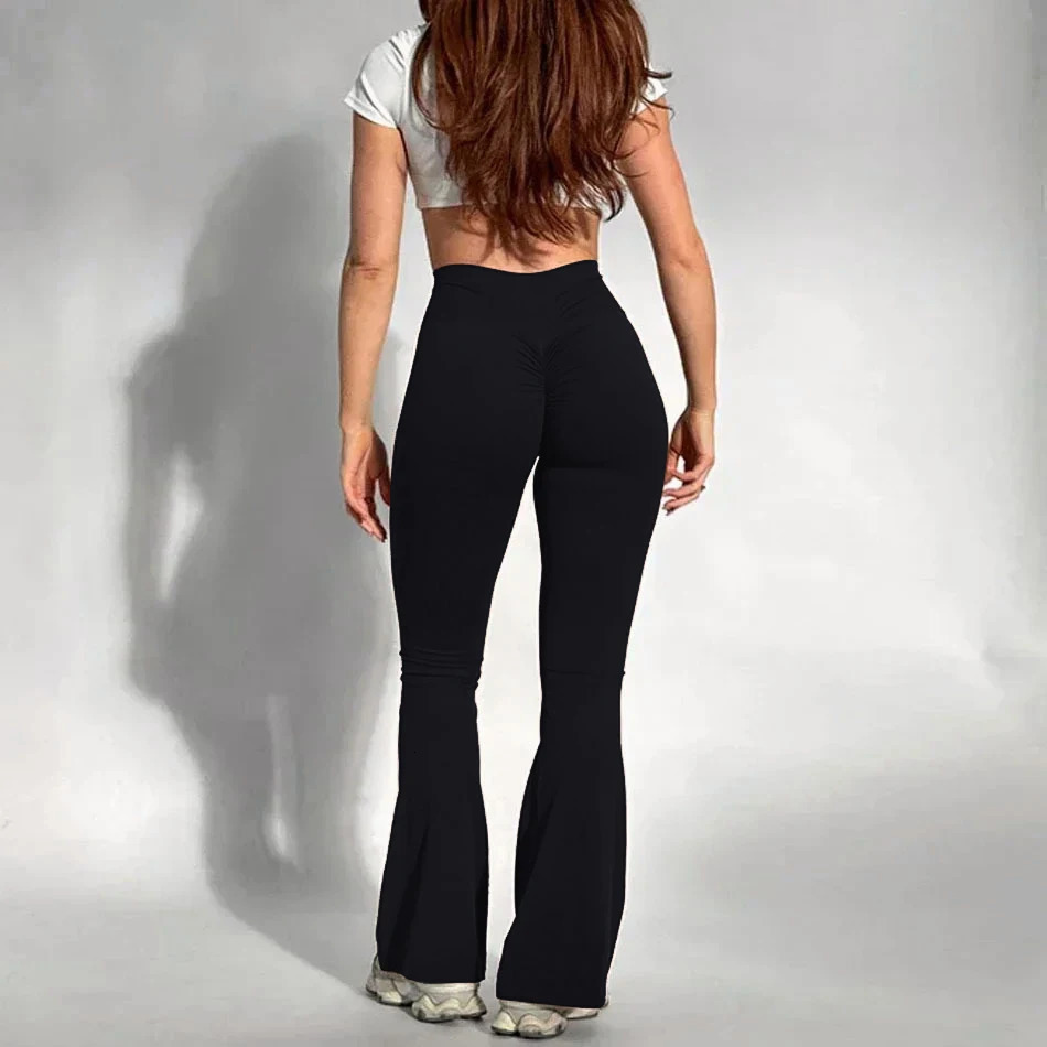 High Waist Workout Yoga Leggings Fitness Butt Lifting Scrunch Sports Gym Pant 241225