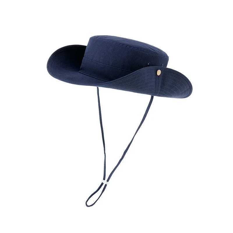 2024 Spring/Summer High Quality Cotton Fishermans Hat Dad Sun C Mens Bucket Hat W241225