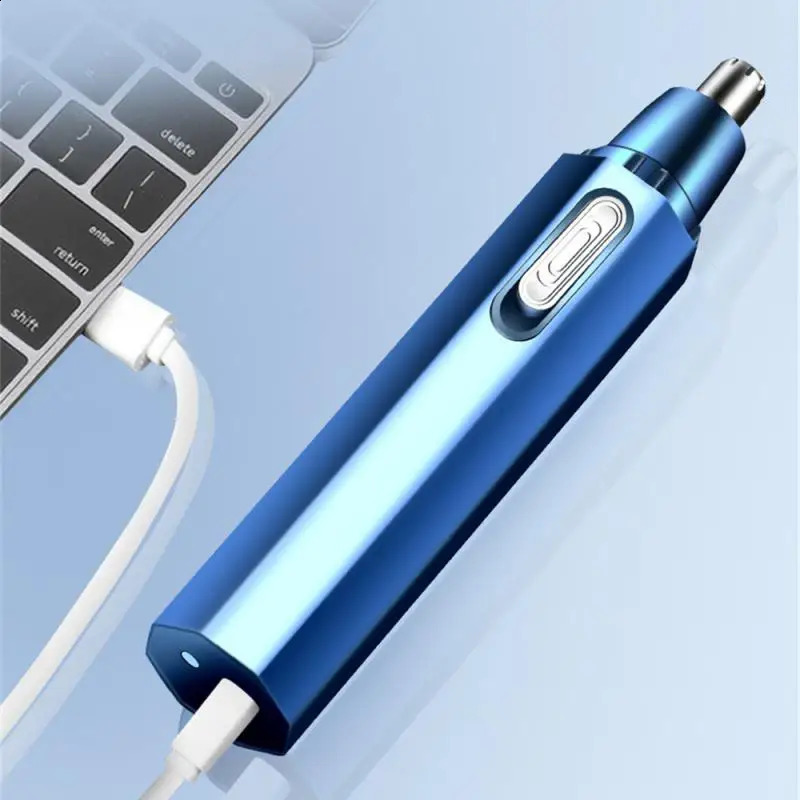 Electric Nose Hair For Men USB Rechargeable Nose Hair Clippers Portable Ear Hair Removal Multi-kinetic Shaving Tools 241226