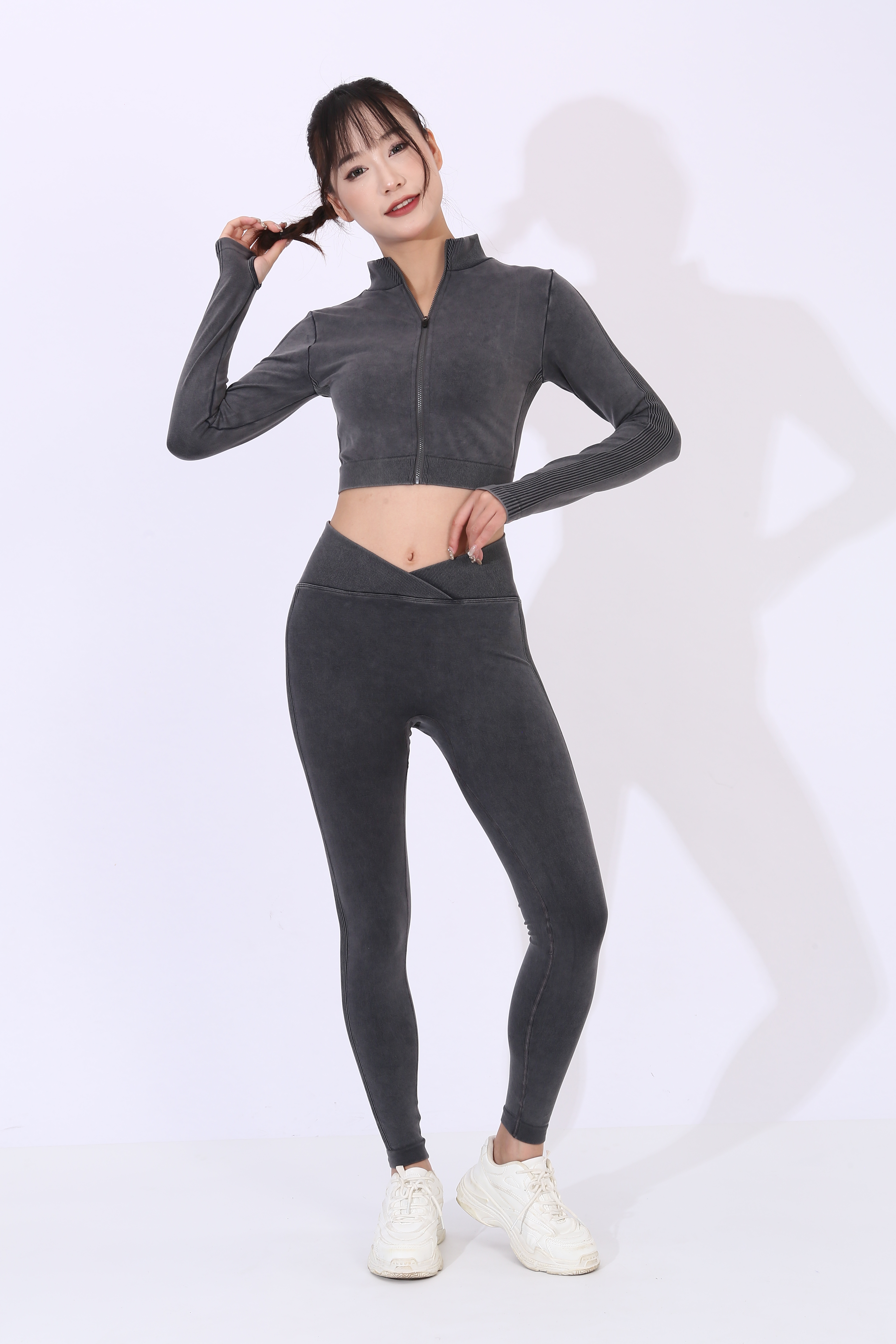 FEMME FINESS Women's Yoga Clothing Exercise Suit Seamless Yoga Clothing Suit Factory Direct Sale